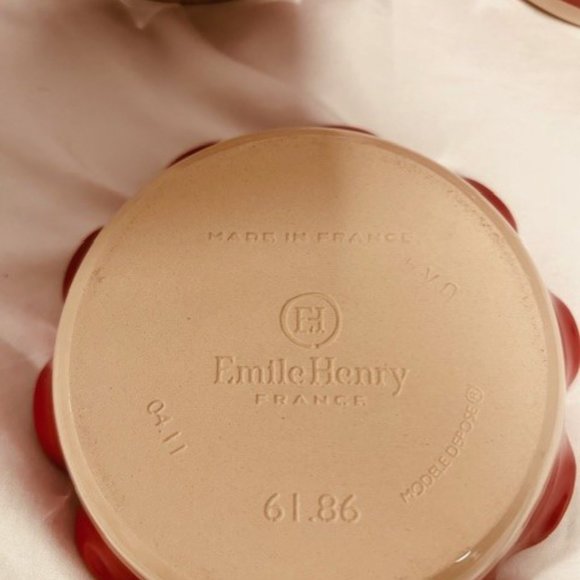 EMILE HENRY PIE BAKE DISH SET OF 3 - Picture 2 of 3